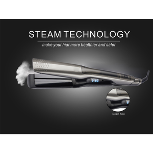 2025 NOUVEAU 360 ° Rotation de la queue Extrêmement populaire Straight Ahead Steam Hair Straightener Personnaliser les fers plats - Product Image 6