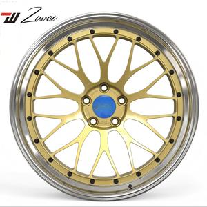 ZW 2 piezas forjadas 5x120 5x130 ruedas de aleación personalizadas para Porsche <span class=keywords><strong>911</strong></span> 992 997 BMW M5 F10 G90 18 19 20 21 22 pulgadas llantas - Product Image 4