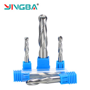 Nhà sản xuất công cụ <span class=keywords><strong>CNC</strong></span> 2 Sáo Carbide bóng mũi <span class=keywords><strong>CNC</strong></span> Router bits nhôm Carbide phay Cutter Carbide End Mill - Product Image 5