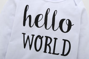 Ropa de Bebé al por Mayor de Indonesia, Ropa a Granel 100% Algodón Orgánico, Conjunto de 3 Piezas con Gorro para Niños Pequeños - Product Image 3