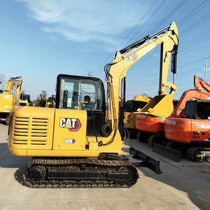 EPA Mini Caterpillar Cat306 Pelles hydrauliques sur chenilles d'occasion 6 tonnes Pelle à godets d'occasion - Product Image 2