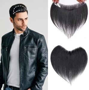 แผ่นปิดผมหน้าผากสำหรับ<span class=keywords><strong>ผู้ชาย</strong></span> สี 1B ผมแท้จากอินเดีย แบบ V Loop ปิดผมบางด้านหน้าแบบมองไม่เห็น สำหรับ<span class=keywords><strong>ผู้ชาย</strong></span> - Product Image 1