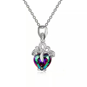 Collar con colgante de corazón para mujer, joyería sencilla y moderna, regalo para uso diario - Product Image 5