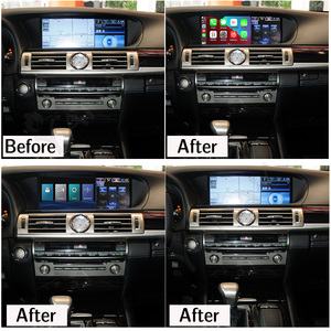 Android OEM 12.3 inch nửa Màn hình hiển thị không dây Carplay Android tự động gương liên kết được xây dựng trong GPS Navigator cho Lexus LS - Product Image 5