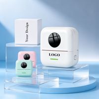 Printer Foto Ukuran Ringkas Printer Mini Serbaguna untuk Cetak dalam Kondisi Gelap Printer Termal Definisi Tinggi untuk Catatan Belajar DIY