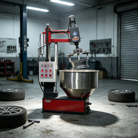 Polisseuse vibrante à levage automatique DZM900-S, machine de polissage de jantes et moyeux en alliage d'aluminium par vibration pour la rénovation de roues