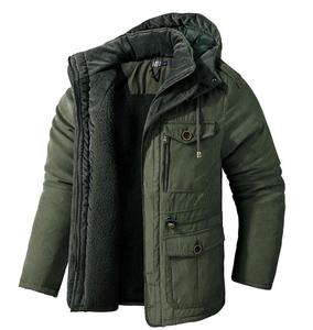 Cappotto Imbottito da <span class=keywords><strong>Uomo</strong></span>, <span class=keywords><strong>Giacca</strong></span> in Cotone Oversize Tinta Unita, <span class=keywords><strong>Giacca</strong></span> Casual di Media Lunghezza in <span class=keywords><strong>Cashmere</strong></span> d'Agnello - Product Image 2