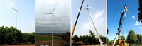 Moteur d'axe vertical de boîte de vitesses de haute qualité, prix, éolienne de 5000 watts, 1 MW
