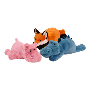 <span class=keywords><strong>Peluche</strong></span> Personalizzati di Animali Pigri, Giocattoli Imbottiti a Forma di <span class=keywords><strong>Coccodrillo</strong></span> e Maiale, Procioni Sdraiati Marroni all'Ingrosso - Product Image 4