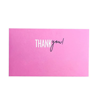 Autocollants personnalisés roses « Merci » pour l'emballage de produits faits main, étiquettes de logo pour petites entreprises