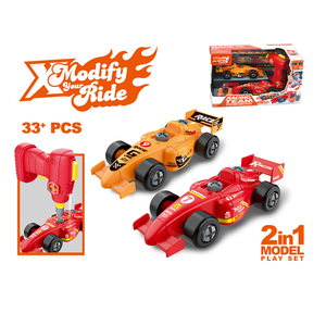 Bán Buôn Unisex Nhựa Đi Ngoài Xe Máy Xe Xây Dựng Xây Dựng Đồ Chơi Quy Mô 1:28 Tự Làm Đồ Chơi Xe Điện Khoan - Product Image 2