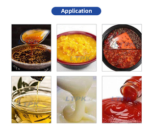 LT-GUF500 nóng điện bàn bơ đậu phộng kem cá Đậu phộng nước sốt cà chua dán Máy rót chai với Máy trộn giá - Product Image 6