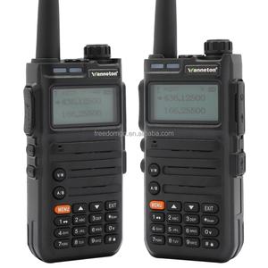 Talkie-walkie longue portée Wanneton UV5F, haute puissance, 128 canaux, radio double bande 136-174Mhz/400-470Mhz, bande aérienne, deux radios avec UV5F - Product Image 1