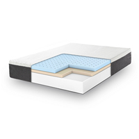 Nouveau matelas hybride simple, design moderne, réversible, compressé sous vide, pour chambre à coucher, école, hôpital