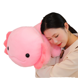 2024 gran oferta 60cm peluche Axolotl Animal relleno juguete niños salamandra muñeco de peluche superventas - Product Image 3