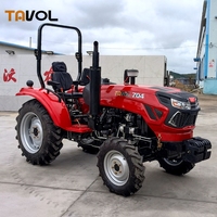 Tracteur à roues compact Massey 4x4 70hp équipement agricole agricole 40-180hp puissance nominale 2WD roues 4WD noyau de moteur fabriqué en Chine