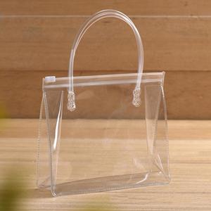 Luxury Elegant PVC <b>Bag</b> Holographic Laser Plastic Ziplock <b>Bag</b> for Clothing/holographic Make up <b>Bag</b> With Metal Zipper - Product Image 3