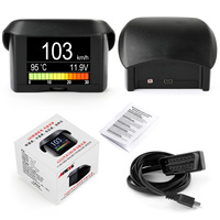 Outil de diagnostic OBD2, ordinateur de bord de voiture avec affichage numérique pour la vitesse, la consommation de carburant et la température