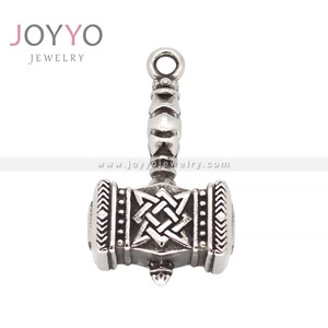 Ciondolo Vintage prodotto da motociclista in acciaio ciondoli a forma <span class=keywords><strong>di</strong></span> thor gioielli da uomo god of war thor hammer - Product Image 3