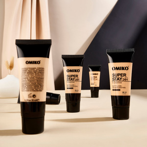OMIKO Wasserfeste Flüssig-Foundation, wischfestes <span class=keywords><strong>Make</strong></span>-<span class=keywords><strong>up</strong></span>, Foundation mit Öl-Kontrolle, Concealer, pflegende 24-Stunden-Foundation - Product Image 3