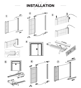 Best Price Diy Mosquito <strong>Net</strong> Anti Insect Pleated <strong>Screen</strong> Systems <strong>Folding</strong> Mesh Plisse Insect Polyester <strong>Screen</strong> Door - Product Image 6