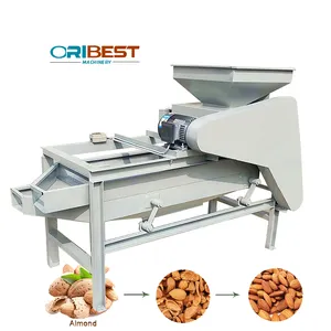 Industrial Hazelnut Almond Peeling Peeler Machine For Sale Almond Processing Huller Machine Almond Nuts Cracking Machine