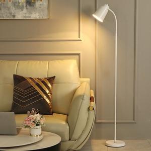 Modern Minimalist LED Floor <b>Lamp</b> for Living Room Study Eye-Protecting <b>Retro</b> Style Dedicated Reading <b>Lamp</b> with Pink Yellow Shades - Product Image 2