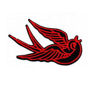 Dragon chinois Kung Fu Arts martiaux Biker Tattoo Patch thermocollant pour vêtements