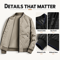 Manteau d'hiver épais à capuche imprimable avec logo pour homme – Nouvelle tendance décontractée, polyvalent et à la mode pour jeunes adultes