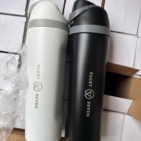 Bouteille d'eau de sport portable à double paroi en acier inoxydable de 16 oz, à boire directement, sous vide, cadeaux d'affaires sportifs, best-seller