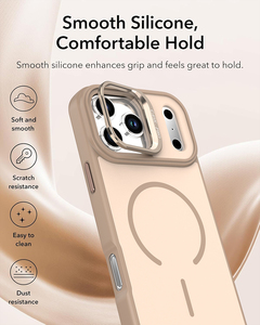 Custodia Magnetica Effetto Pelle per <span class=keywords><strong>iPhone</strong></span> 17 Pro Max 17 con Supporto per Fotocamera Antiurto per <span class=keywords><strong>iPhone</strong></span> 17 16 15 14 e Samsung - Product Image 3