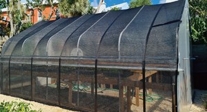 ตาข่ายบังแดด HDPE ป้องกันรังสียูวี สำหรับการเกษตร ผ้าคลุมบังแดดป้องกันแสงแดด ป้องกันพืช ป้องกันสัตว์ในโรงเรือน ที่พักพิงสำหรับปศุสัตว์ ระเบียงกลางแจ้ง กันลม - Product Image 3
