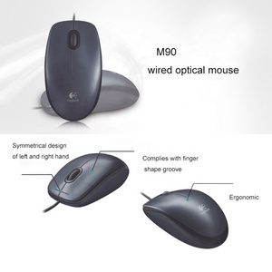 <span class=keywords><strong>Logitech</strong></span>-ratón óptico con cable Usb para Pc, Notebook, Tv Box, color negro, <span class=keywords><strong>M90</strong></span>, 1000dpi - Product Image 3