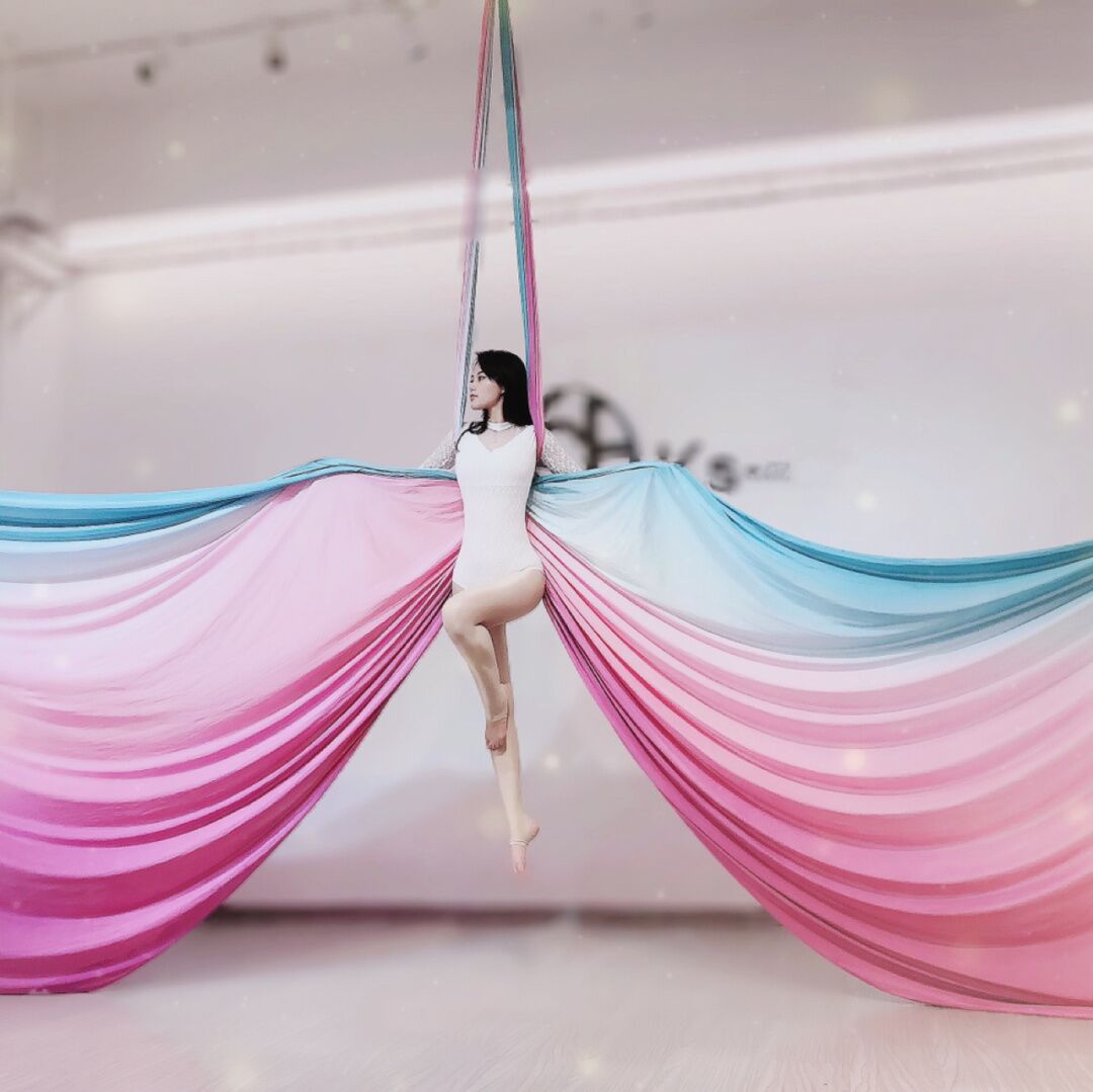 プロ仕様 18.3M/20ヤード エアリアルシルクセット 機材 中程度の伸縮性
