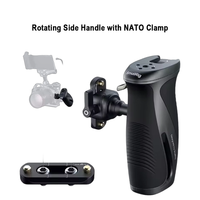 Poignée latérale rotative NATO SmallRig avec pince NATO pour appareil photo reflex numérique/kit de cage de moniteur, plaques de montage 5160