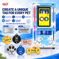 Graveur laser de bureau DIY pour étiquettes anti-perte pour animaux de compagnie avec écran tactile pour étiquettes personnalisées pour chiens et chats