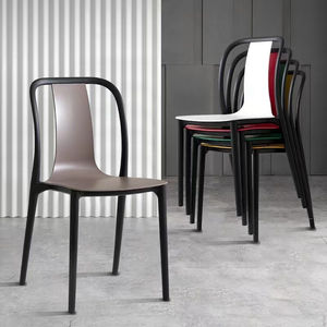 <span class=keywords><strong>Chaises</strong></span> de <span class=keywords><strong>restaurant</strong></span> modernes minimalistes en plastique, antidérapantes, imperméables, légères, mobilier de <span class=keywords><strong>restaurant</strong></span> - Product Image 4