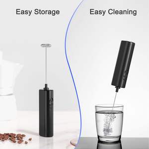 Mousseur à lait automatique portatif le moins cher avec couvercle à pression pour café - Product Image 3