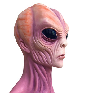 Máscara de Extraterrestre de Silicona Realista Personalizada de Alta Calidad, Máscara Facial Completa, Nueva para Disfraces de Halloween, Fiestas de Carnaval, para Cine - Product Image 6