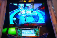 Machine de jeu d'arcade à monnayeur pour la danse, pour centres commerciaux et parcs d'attractions, Super Music, 2 joueurs, modèle E Dancing