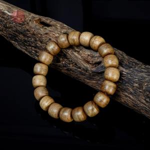 Bracelet en bois d'agar naturel Oud, perles rondes de 12 mm, qualité 2, bijoux de méditation, vente chaude - Product Image 3