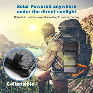 All'ingrosso Caricatore portatile di riserva solare veloce caricatore intelligente del telefono cellulare 10W per il terremoto all'aperto della Turchia uso di emergenza Micro USB - Product Image 4