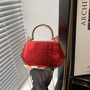 Nouveau sac fourre-tout pour femme à motif losanges irréguliers, sac à main de soirée pour mariage et fête, sacs de soirée décontractés pour femmes - Product Image 2