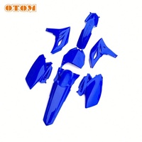 Kit de carénage complet en plastique bleu pour moto tout-terrain OTOM YZ250F 10-13, carénage interne pour position droite YAMAHA