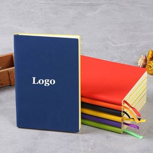 Custom A5/A6 Spiral Softcover PU Leather Notebook <b>Journal</b> with Custom Logo Business Office Use 80 Sheets Wholesale - Product Image 1