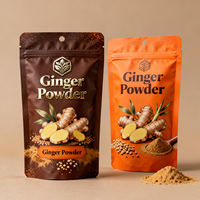 Impression numérique personnalisée, nouveau produit, sac d'emballage alimentaire de 500 g, Doypack, sac pour épices en poudre, sac pour gingembre en poudre