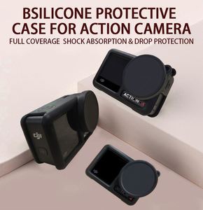Silicone Protective Case With Lens Cap for Osmo Action 4 Sports <b>Camera</b> Anti-drop Dustproof <b>Camera</b> Protector Accessory - Product Image 4