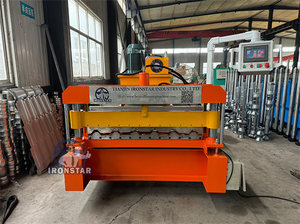 Ironstar Tốc Độ Cao 980 Hình Thang Tấm Lợp Kim Loại Roof Tấm Tường Bảng Điều Chỉnh Dài Khoảng Ibr Cuộn Tạo Thành Máy - Product Image 4