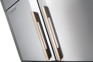 Refrigerador de Ingeniería Comercial un refrigerador congelador vertical de 2 puertas de acero inoxidable - Product Image 3