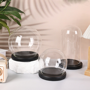 Yageli Trung Quốc Nguồn Cung Cấp Hot Bán Tùy Chỉnh Rõ Ràng <span class=keywords><strong>Acrylic</strong></span> <span class=keywords><strong>Dome</strong></span> Hiển Thị Trường Hợp Cho Con Số Đồ Chơi Với Cơ Sở Màu Đen - Product Image 4